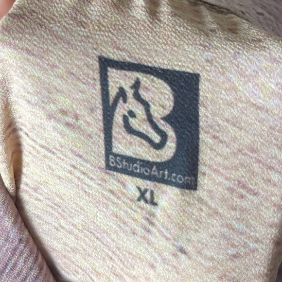 B Studio Art Cow Bull Farm Animal Sheer Long Button Down Cardigan Dress Size XL - Picture 8 of 12